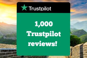 We’ve reached 1,000 Trustpilot reviews!