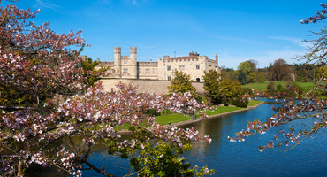 Lake View of Warwick Castle