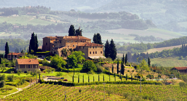 Tuscan Home in Vineyard